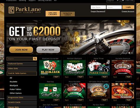 parklane casino bonus codes